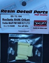 1/72 Rockets R4M Orkan FW 190D-9/11/13 (For all)