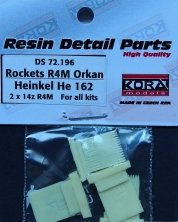 1/72 Rockets R4M Orkan He 162 (For all)