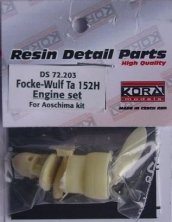 1/72 Focke-Wulf Ta 152H Engine set (for Aoshima)