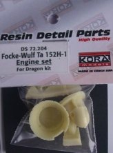 1/72 Focke-Wulf Ta 152H-1 Engine set (for Dragon)