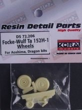 1/72 Focke-Wulf Ta 152H-1 Wheels (for Dragon and Aoshima)