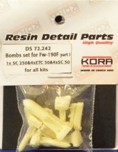 1/72 Bombs set for Focke-Wulf Fw 190F part I