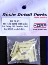 1/72 116 lb bomb with racks for Fairey IIIF