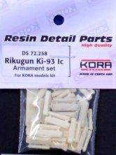 1/72 Rikugun Ki-93 Ic Armament set