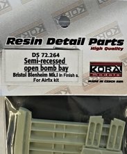 1/72 Semi-recessed open bomb bay