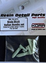 KORA Model Breda Ba.65 Set de Bombes Italiennes 1/72