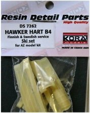 1/72 H.Hart B4 Finnish&Swedish serv. Ski set (AZ)