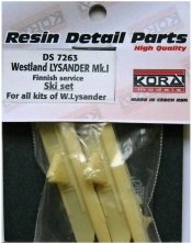 1/72 Westland Lysander Mk.I Finnish serv. Ski set