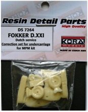 1/72 Fokker D.XXI Dutch serv. Undercarr.Set (MPM)
