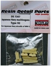 1/72 Japanese Navy machineguns Type 92 (WWII)