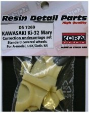 1/72 Ki-32 Mary Undercarr.set stand.covered (AMOD)