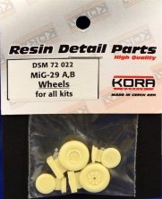 1/72 MiG-29 A,B wheels