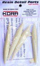 1/72 Wing fuel tanks Intruder/Prowler