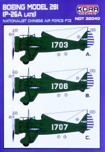 1/32 Decals P-26A Late Nationalist Chinese AF Pt.2