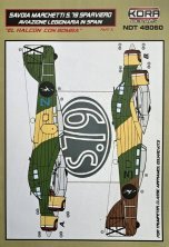 1/48 Decals SM.79 Sparviero El Halcn Con Bomba