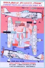1/72 Decals Nakajima Ki-84 Chinese Peop.Liber.Army
