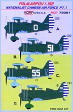 1/72 Decals I-152 Nationalist Chinese AF part 1