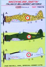1/72 Decals MC.200 SAETTA Italian Co-Belligerent AF