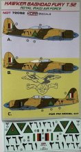 1/72 Decals Hawker Baghad Fury T.52 Royal Iraqi AF