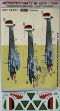 1/72 Decals Bf 110E-1 Trop Sonderkom.Junck in Iraq
