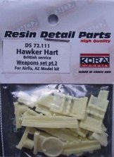 1/72 Hawker Hart British  Weapons set 2 (AIR/AZ)