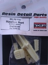 1/72 Hawker Hart British  Engine set (AIRFIX)