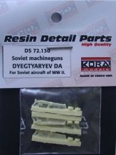 1/72 Soviet machineguns DYEGTYARYEV DA (WWII)