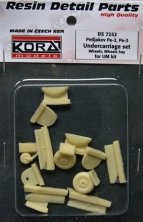 1/72 Petljakov Pe-2/Pe-3  Undercarriage Set (UMM)