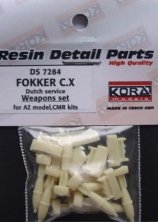1/72 Fokker C.X Dutch  Weapons set (AZ,CMR)