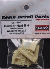1/72 Hawker Hart B4 Swedish  Weapons set II. (AZ)