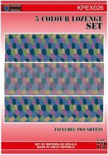 1/72 5-colour lozenge set for Lvg C.VI