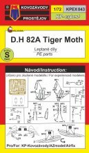1/72 De Havilland DH.82A Tiger Moth photo etched parts for KPM