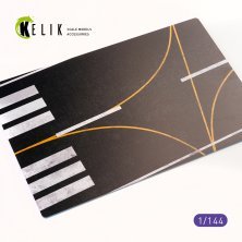 1/144 Civil Asphalt 23m Base Acrylic 3 mm 280 x 180 mm