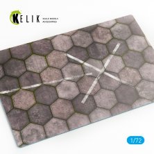 1/72 Hexagonnal concrete plates for Aircraft and Helicopters