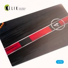 1/72 Hms Victorious runway 1964 Base Acrylic 3 mm 280 x 180 mm