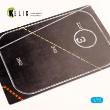 1/72 Hms Victorious front Lift 1960s Base Acrylic 3 mm 280 x 180