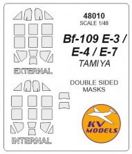 1/48 Messerschmitt Bf-109E Double-sided masks