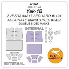 1/48 Yakovlev Yak-1B Double-sided masks & wheels masks