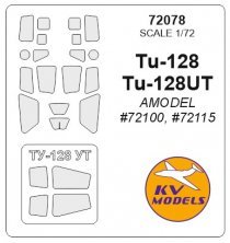 1/72 Tupolev u-128 / u-128U + wheels masks