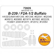 1/72 Brewster F2A-2 Buffalo U.S. Navy for Hasegawa
