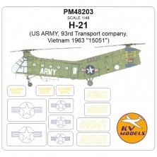 KV Decals D�calcomanies Sikorsky H-21 1/48