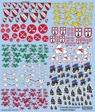 1/48/1/72 Scale Luftwaffe Fighter Unit Emblems