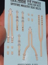 1/24 WWII Raf Sutton Harness Seat Belt Set