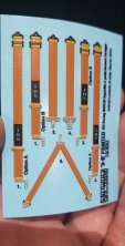 1/24 Trs Racing Nascar Superlite 6-Point Harness Orange
