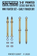 1/32 WWI Fighter Set Early Fokker DR.I Seat Belt decals
