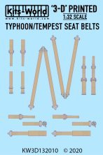 1/32 WWII Fighter Set-Hawker Typhoon Tempest Seat Belt decals