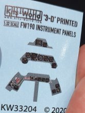 1/32 Focke-Wulf Fw-190A/F 3D Full colour Instrument Panel