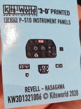 1/32 P-51D Mustang 3D Full colour Instrument Panel