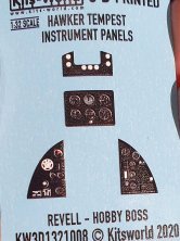 1/32 Hawker Tempest 3D Full colour Instrument Panel