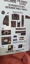 1/32 Dh Mosquito FB Mkvi Instrument Panel